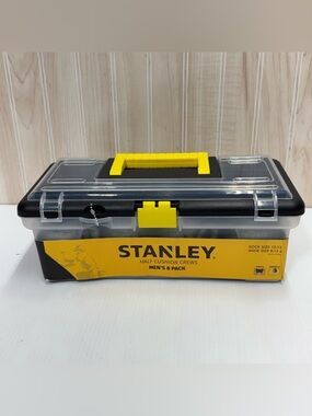 Stanley Black and Yellow Men's Socks Pack Storage Case